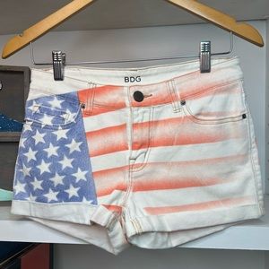 BDG American Flag Shorts